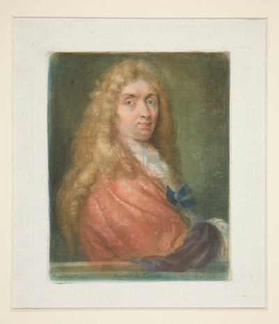 Charles Lebrun, uit Ritratti di pittori (Portretten van Schilders) door Carlo Lasinio