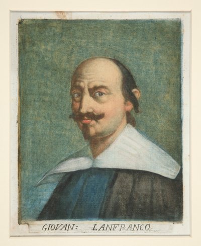 Giovanni Lanfranco, uit Ritratti di pittori (Portretten van Schilders) door Carlo Lasinio