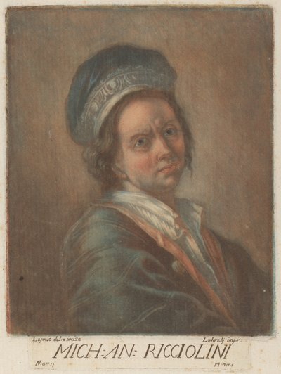 Michelangelo Ricciolini door Carlo Lasinio, after Michelangelo Ricciolini