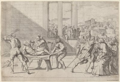 Martelaarschap van Sint Andreas door Carlo Maratta after Domenichino