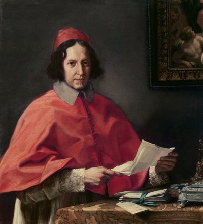 Kardinaal Alderano Cybo, c.1645 door Carlo Maratta or Maratti