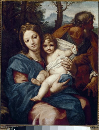 Heilige Familie door Carlo Maratta or Maratti
