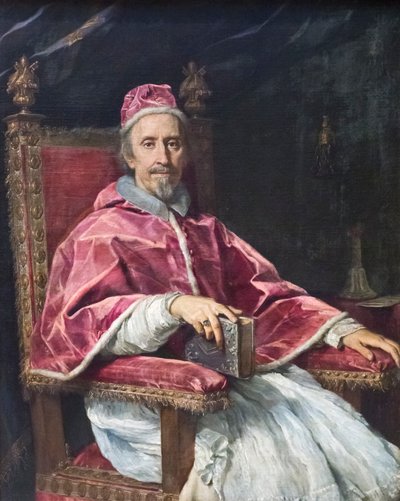 Portret van Clemens IX door Carlo Maratta or Maratti