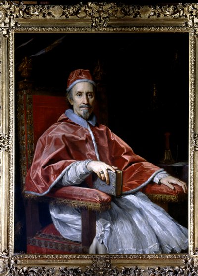 Portret van Paus Clemens IX, c.1669 door Carlo Maratta or Maratti