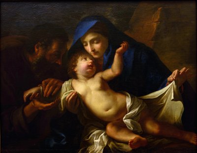De Heilige Familie door Carlo Maratta or Maratti