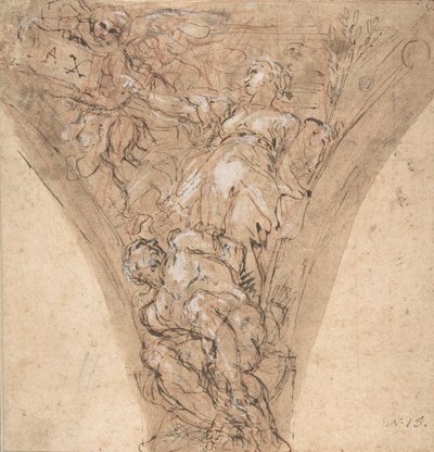 Allegorische Figuur van Vrede, 1625-1713 door Carlo Maratti