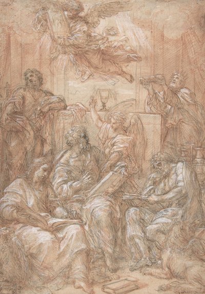 Allegorie van de Oude en Nieuwe Verbonden, 1700-1708 door Carlo Maratti