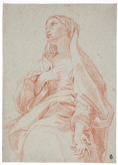 De Madonna maakt een gebaar van voorspraak door Carlo Maratti
