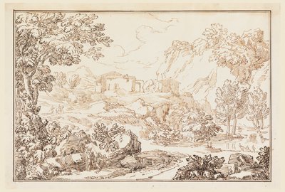 Een landschap door Carlo Marchionni