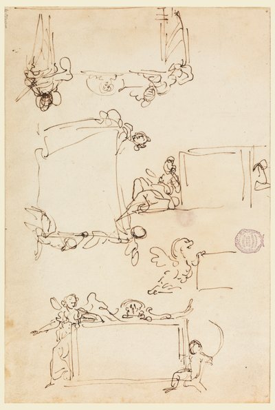 Schetsen voor een tablet door Carlo Marchionni