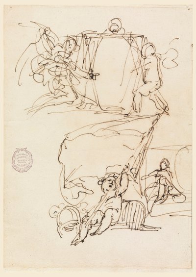 Drie Schetsen door Carlo Marchionni
