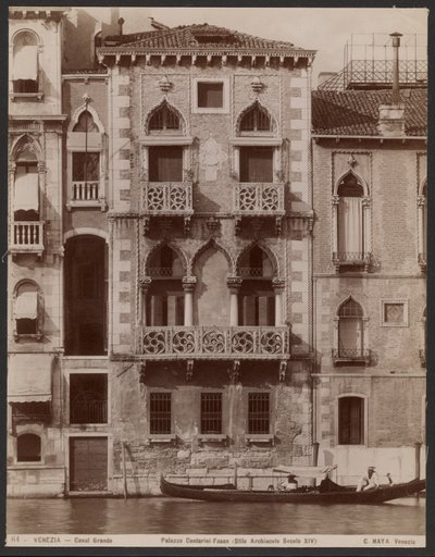 Palazzo Contarini-Fasan, Venetië door Carlo Naya