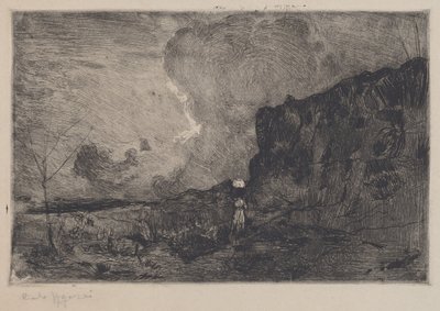 Landschap [Paesaggio], voor 1915 door Carlo Paolo Agazzi