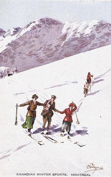 Canadese wintersporten, Montreal door Carlo Pellegrini