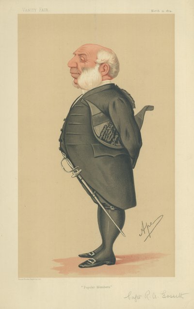 Kapitein Ralph Allen Gossett door Carlo Pellegrini