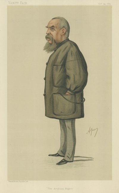 Kapitein Sir Richard Francis Burton door Carlo Pellegrini