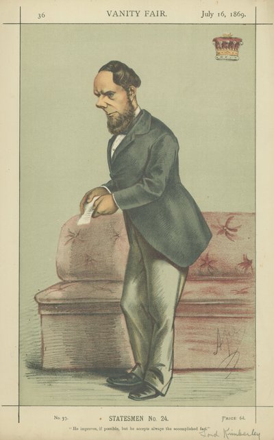Earl Kimberley door Carlo Pellegrini