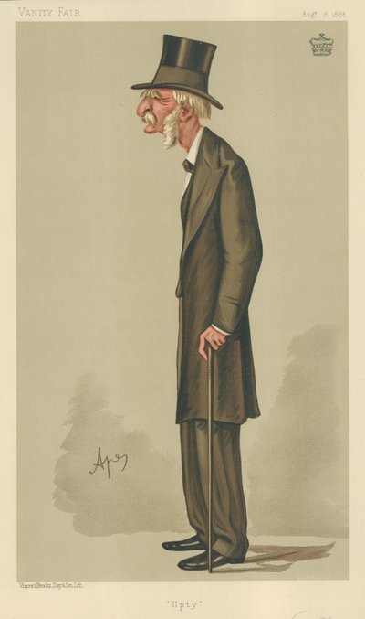 Generaal Burggraaf Templetown, Upty, 18 augustus 1888, Vanity Fair cartoon door Carlo Pellegrini