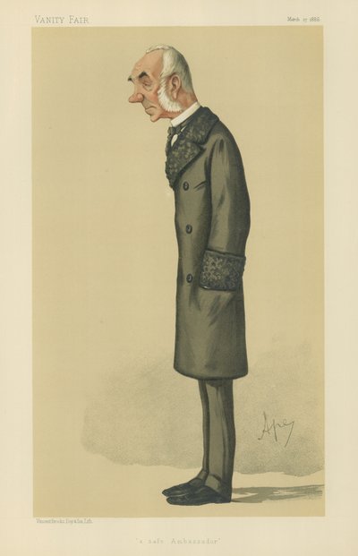 Zijne excellentie de zeer eerbiedwaardige Sir Edward Thornton door Carlo Pellegrini