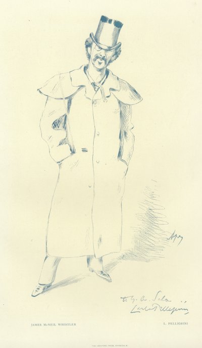 James Abbott McNeill Whistler door Carlo Pellegrini