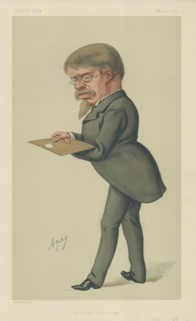 Lawrence Alma-Tadema door Carlo Pellegrini