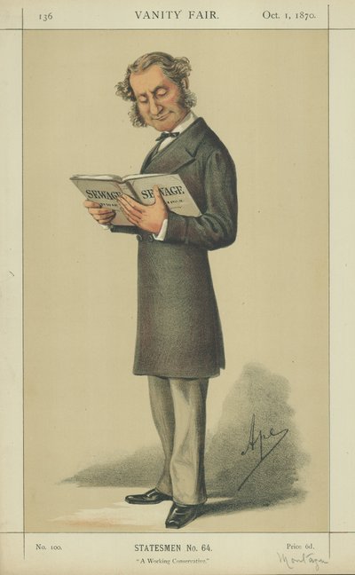 Lord Robert Montagu door Carlo Pellegrini