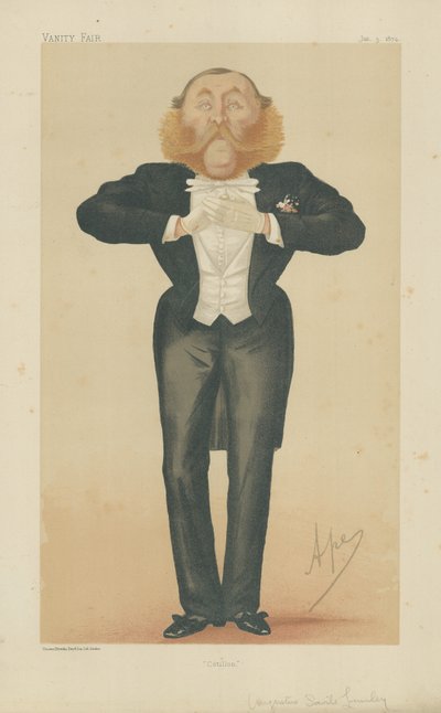 Mr Augustus Savile Lumley door Carlo Pellegrini