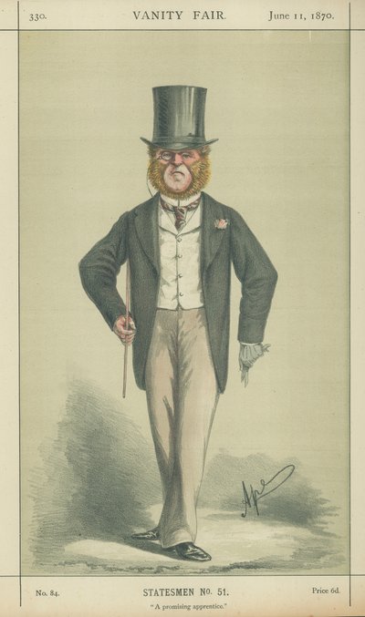 Mr E N Knatchbull-Hugessen door Carlo Pellegrini