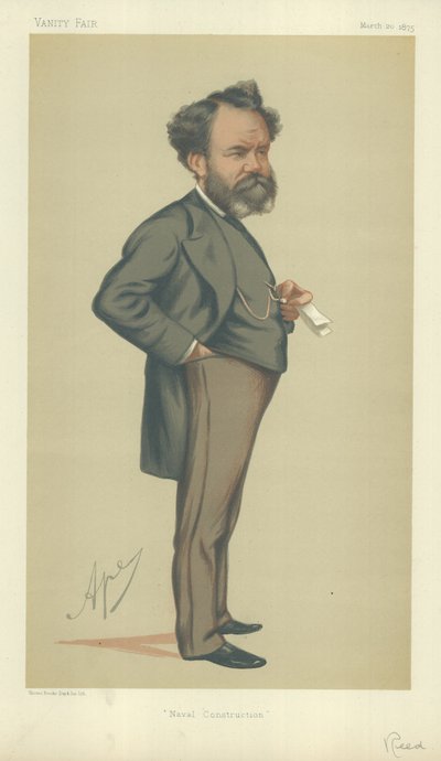 Mr Edward James Reed door Carlo Pellegrini