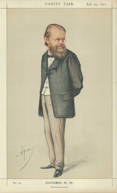 Mr Edward Miall door Carlo Pellegrini