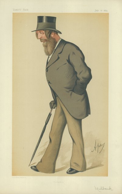 Mr Frederick Acclom Milbank door Carlo Pellegrini