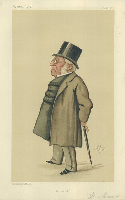 Mr Henry Hansard door Carlo Pellegrini