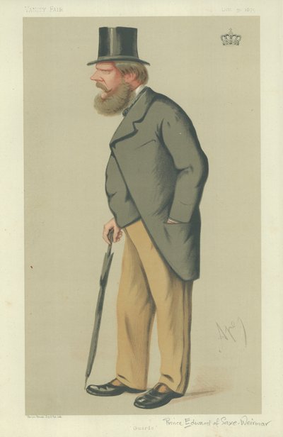 Prins Edward van Saksen-Weimar door Carlo Pellegrini