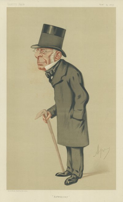 Sir George Biddell Airy door Carlo Pellegrini