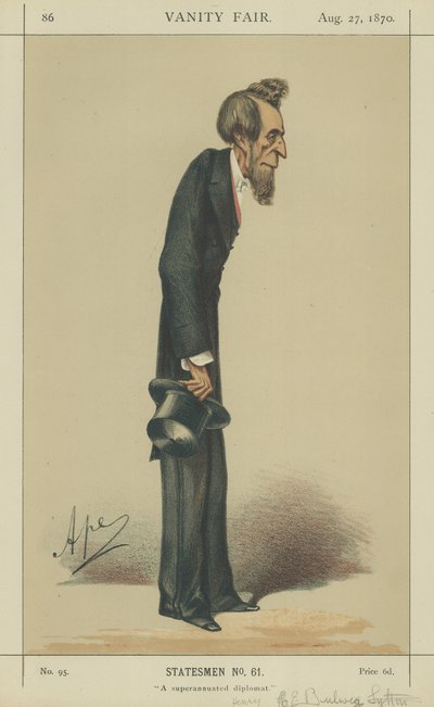 Sir Henry Bulwer door Carlo Pellegrini