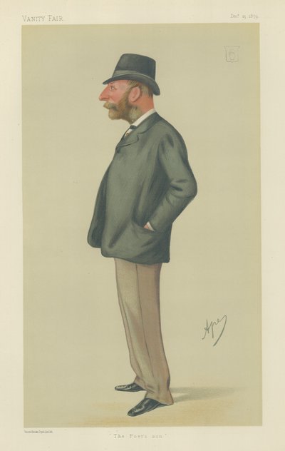 Sir Percy Florence Shelley door Carlo Pellegrini