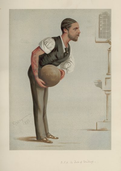 De Hertog van Edinburgh door Carlo Pellegrini