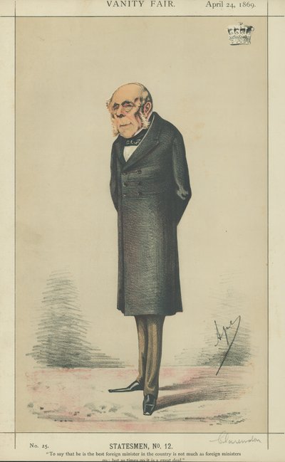 De Graaf van Clarendon door Carlo Pellegrini