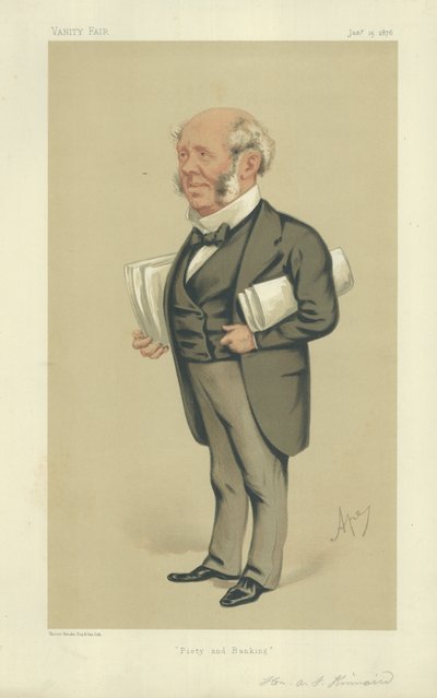 De Eerwaarde Arthur Fitzgerald Kinnaird door Carlo Pellegrini