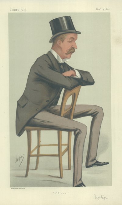 De Eerwaarde Oliver George Paulett Montagu door Carlo Pellegrini