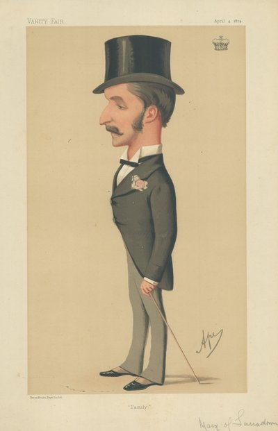 De Markies van Lansdowne door Carlo Pellegrini