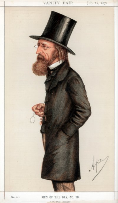 De Dichter des Vaderlands, 1871 door Carlo Pellegrini
