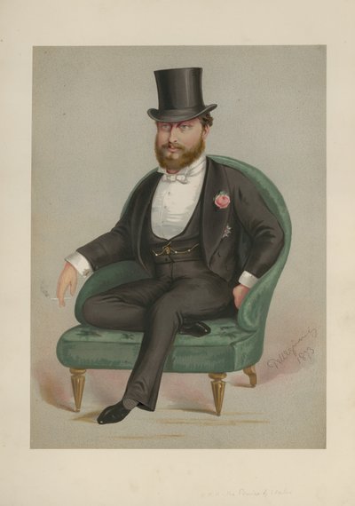 De Prins van Wales door Carlo Pellegrini