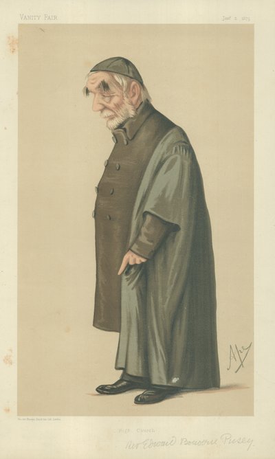 De Eerwaarde Edward Bouverie Pusey door Carlo Pellegrini