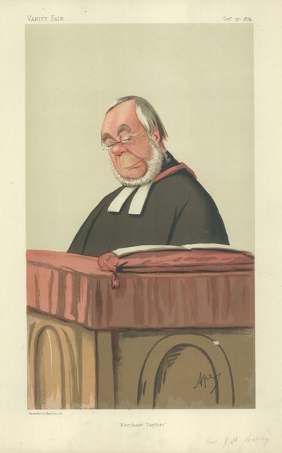 De Eerwaarde James Augustus Hessey door Carlo Pellegrini