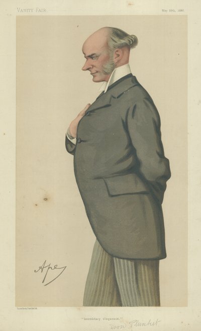 De zeer eerbiedwaardige David Plunket door Carlo Pellegrini