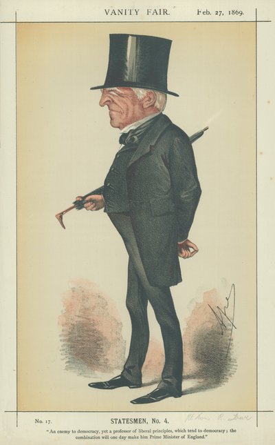 De zeer eerbiedwaardige Robert Lowe door Carlo Pellegrini