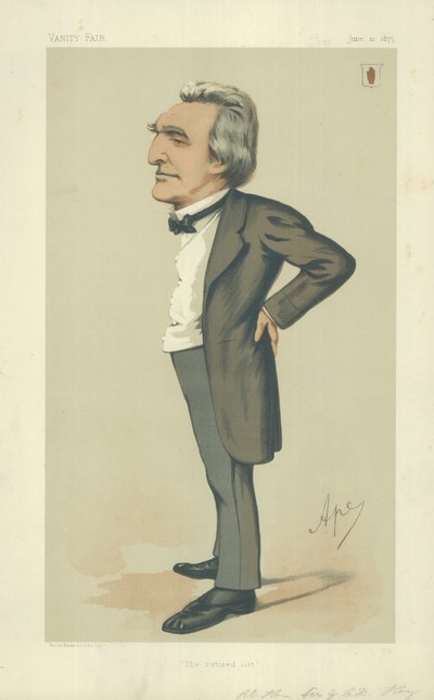 De zeer eerbiedwaardige Sir John Charles Dalrymple Hay door Carlo Pellegrini