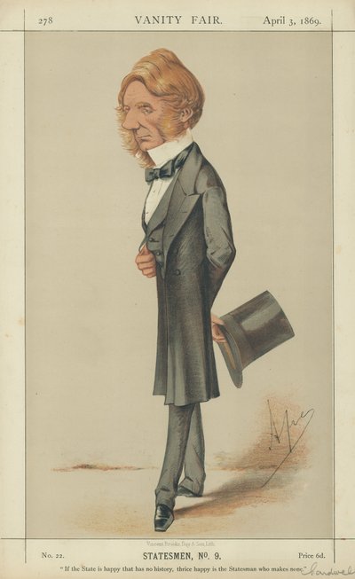 De zeer eerbiedwaardige Edward Cardwel door Carlo Pellegrini