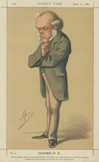 De zeer eerbiedwaardige Henry Austin Bruce door Carlo Pellegrini